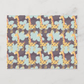 雲とギラフェ ポストカード (正面)