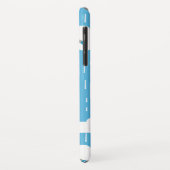 雲とメタン分子ブルーギーク名 Case-Mate iPhoneケース (裏面/左)