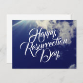 雲と共に幸せな復活の日 ポストカード (正面/裏面)