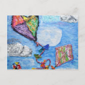 雲と夢を切り取る ポストカード (正面)