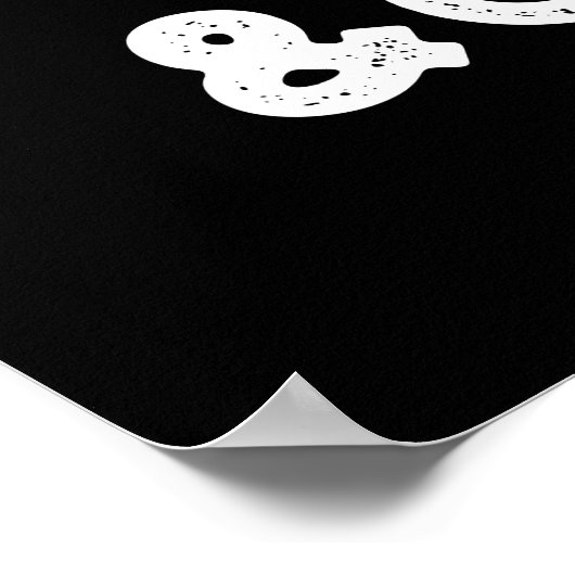 雲と天澄ん気のプンおもしろいダークBG ポスター (角)