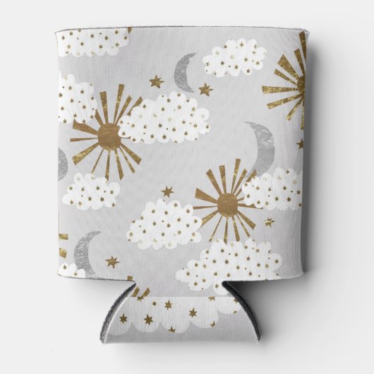 雲と太陽と月、パターミニマルン。 缶クーラー (正面)