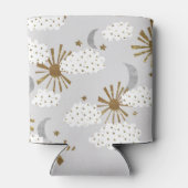 雲と太陽と月、パターミニマルン。 缶クーラー (裏面)