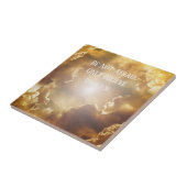 雲と太陽、恐れてはいけない、唯一の信じ タイル (側面)