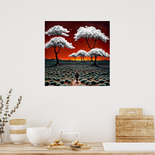 雲と孤独の夢 ポスター (キッチン)