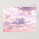 雲と日没 ポストカード (正面)