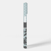 雲と木炭グレーダマスク水玉模様モノグラム Case-Mate iPhoneケース (裏面 / 右)