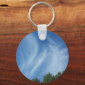 雲と木 キーホルダー (正面)