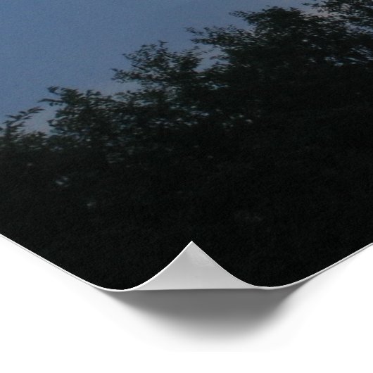 雲と木 ポスター (角)