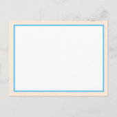 雲と海で劇的な夕日 ポストカード (裏面)