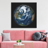 雲と海氷の地球2 キャンバスプリント (インサイチュ (リビング))