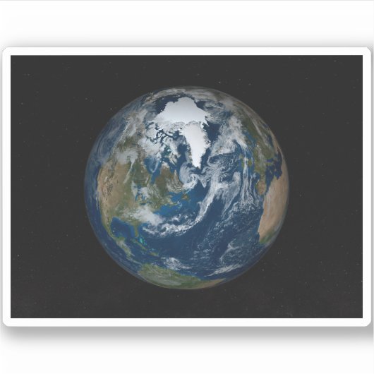 雲と海氷の地球2 シール (正面)