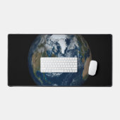 雲と海氷の地球2 デスクマット (キーボード&マウス)