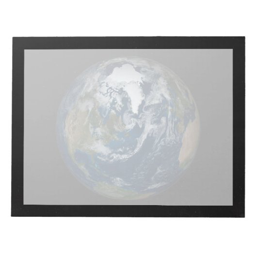 雲と海氷の地球2 ノートパッド (正面)