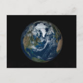 雲と海氷の地球2 ポストカード (正面)