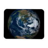 雲と海氷の地球2 マグネット (横)