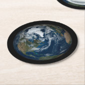 雲と海氷の地球2 ラウンドペーパーコースター (アングル)