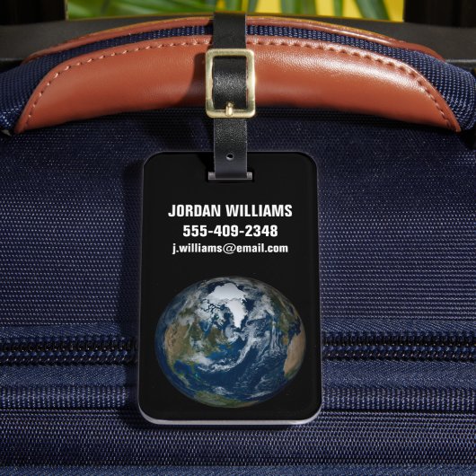 雲と海氷の地球2 ラゲッジタグ (正面インサイチュ2)