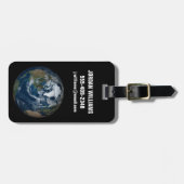 雲と海氷の地球2 ラゲッジタグ (正面横)