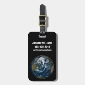 雲と海氷の地球2 ラゲッジタグ (正面縦)