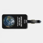 雲と海氷の地球2 ラゲッジタグ (裏面横)