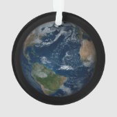 雲と海氷を持つ地球 オーナメント (裏面)