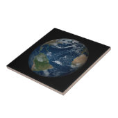 雲と海氷を持つ地球 タイル (側面)