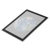 雲と海氷を持つ地球 ノートパッド (アングル)