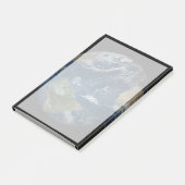 雲と海氷を持つ地球 ポストイット (アングル)