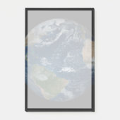 雲と海氷を持つ地球 ポストイット (正面)