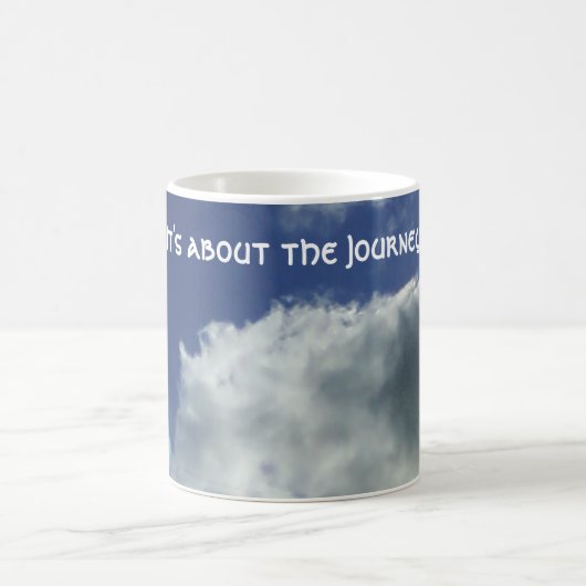雲と空これはJourneyについてだ コーヒーマグカップ (中央)