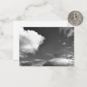 雲と空のアウトドアフォトグラフィーノートカード ノートカード (正面/裏面インサイチュ)