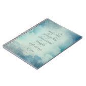 雲と空の思考お洒落ヴィンテージスタイル ノートブック (左側)