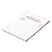 雲と花(ユダヤ教の)バル・ミツバー ノートパッド (回転)