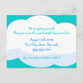 雲と虹 – 日付カードを保存 案内ポストカード (裏面)