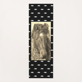 雲と野馬のヨガマット ヨガマット