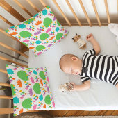 雲と雨粒が咲くグリーン傘 クッション