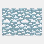 雲と雨 ラッピングペーパーシート (正面3)