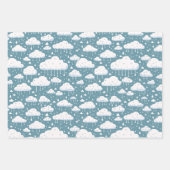 雲と雨 ラッピングペーパーシート (正面2)