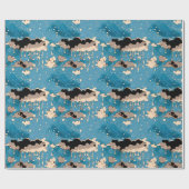 雲と雨 ラッピングペーパー (フラット)