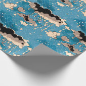 雲と雨 ラッピングペーパー (角)