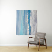 雲と雪の山トリグラフ タペストリー (インサイチュ)