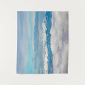 雲と雪の山トリグラフ タペストリー (正面)