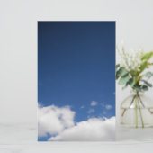 雲と青い空の文房具 便箋 (スタンド正面)