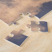 雲と青い空の虹 ジグソーパズル (側面)