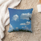 雲と青空 クッション (ブランケット)
