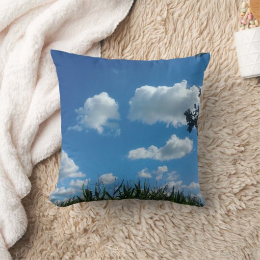 雲と青空 クッション (ブランケット)