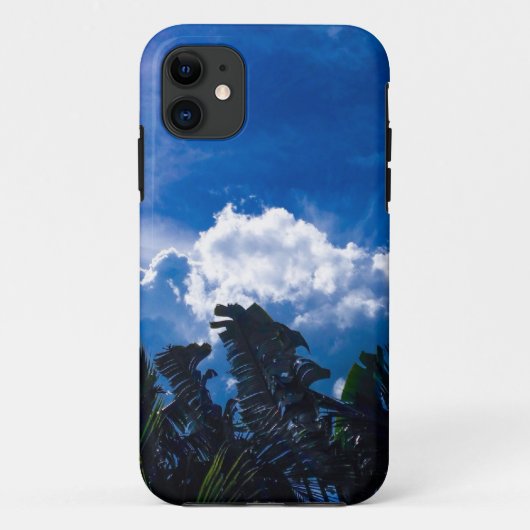 雲に包まれた明るい青い空 Case-Mate iPhoneケース (裏面)