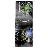 雲に包まれた花火 ワインギフトバッグ (正面)
