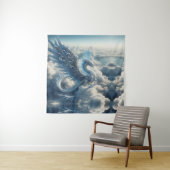 雲に囲まれた竜 タペストリー (インサイチュ)